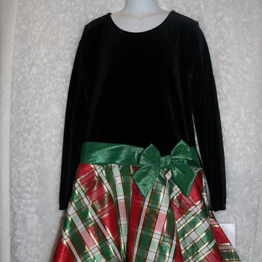 Bonnie Jean Christmas dress size 16  new with tags